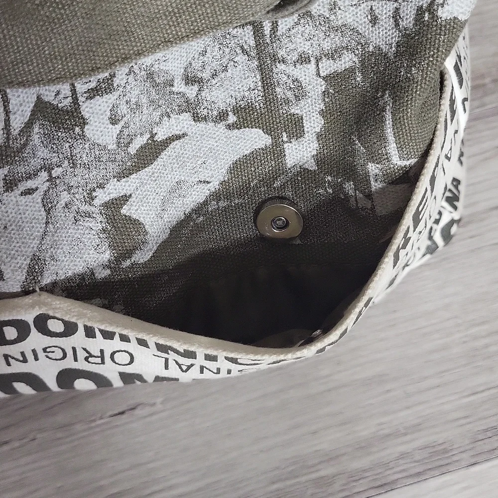 Robin‎ Ruth Dominican Republic Beach Tote Pockets Canvas Travel Bag